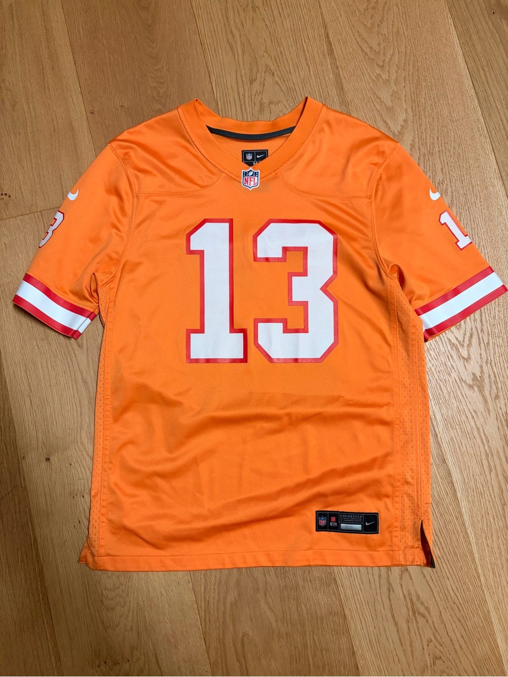Men's Tampa Bay Buccaneers NFL #13 Nike Football Jersey Mike Evans